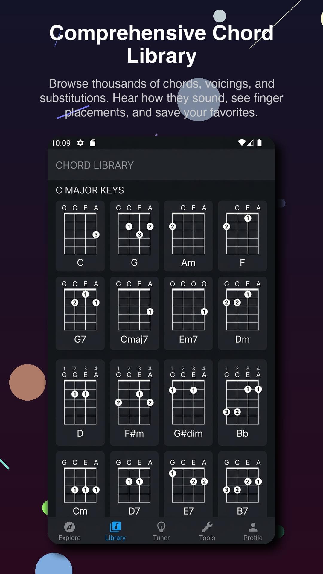 UkuBuddy chord library preview